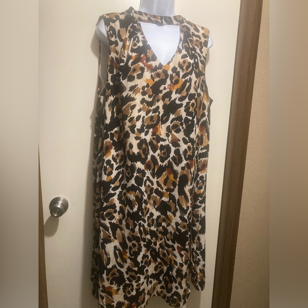 Lux II animal print dress